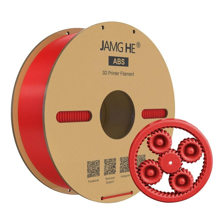 JAMG HE ABS Filament Kırmızı 1.75mm 1Kg