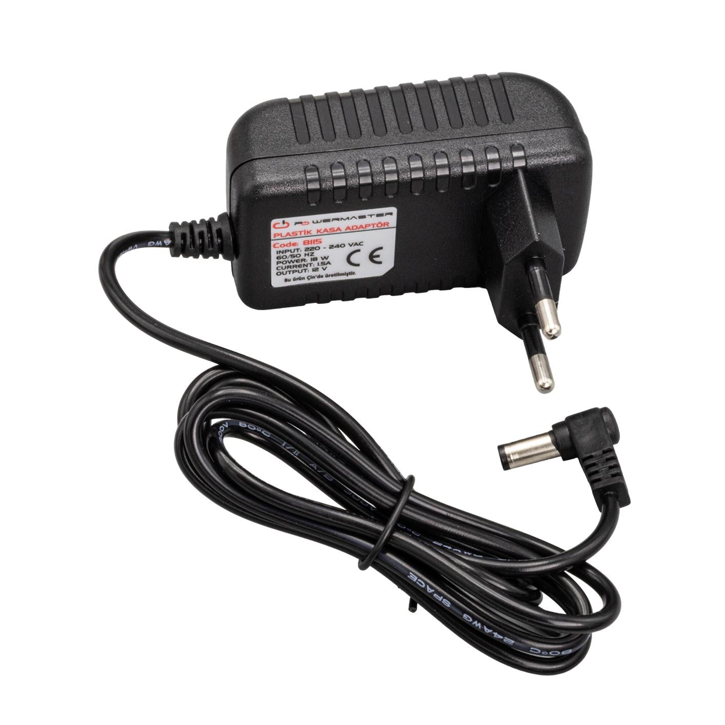 12v 1.5 Amper Adaptör Priz Tipi