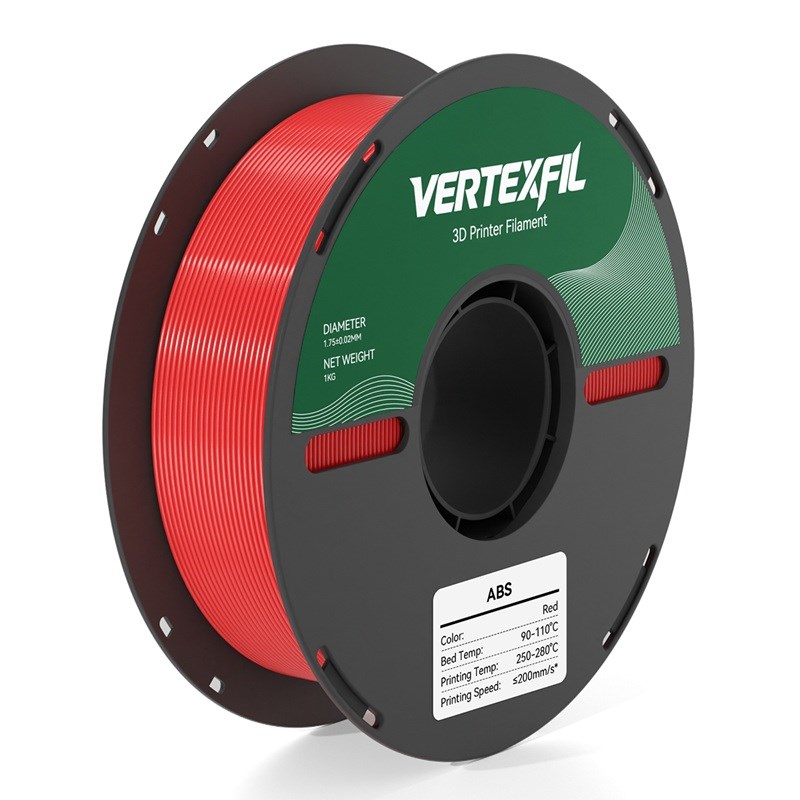 VERTEXFIL ABS Filament Kırmızı 1.75mm 1Kg