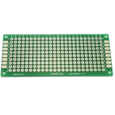 Çift Taraflı Delikli plaket ( 3x7 cm)