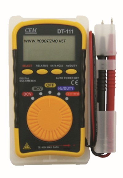Multimetre Dijtal Ölçü Aleti DT111