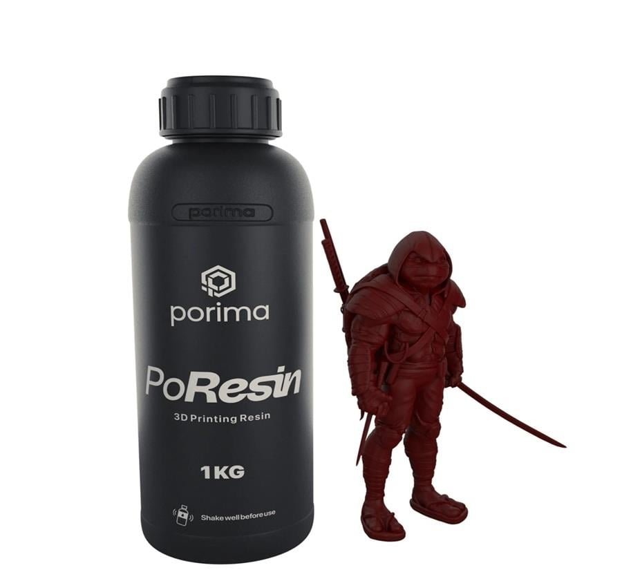 PoResin Standart Reçine Kırmızı 1Kg