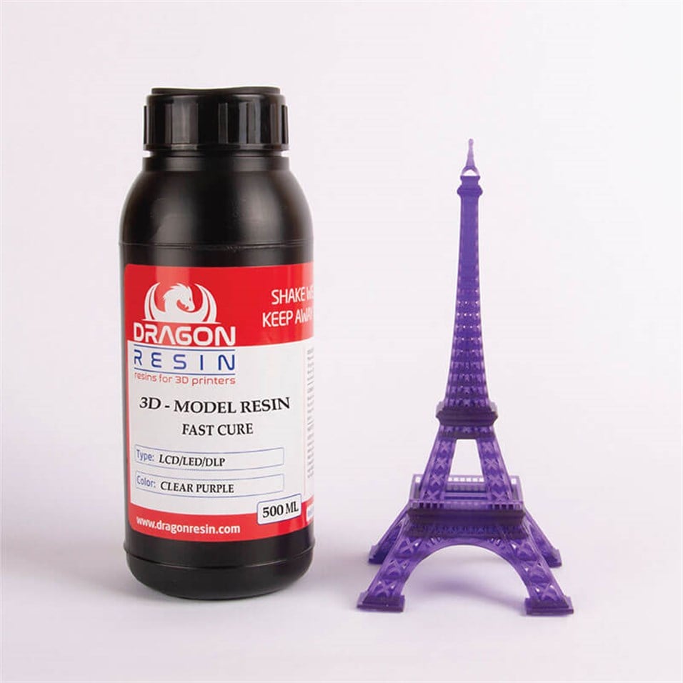 Dragon Genel Amaçlı LCD DLP LED UV Reçine Şeffaf Mor