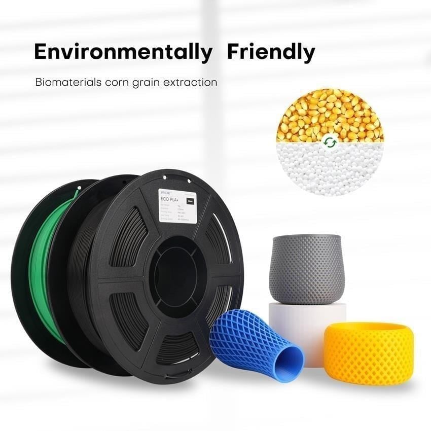 JAMG HE Eco PLA+ Plus Filament Haki 1.75mm 1Kg