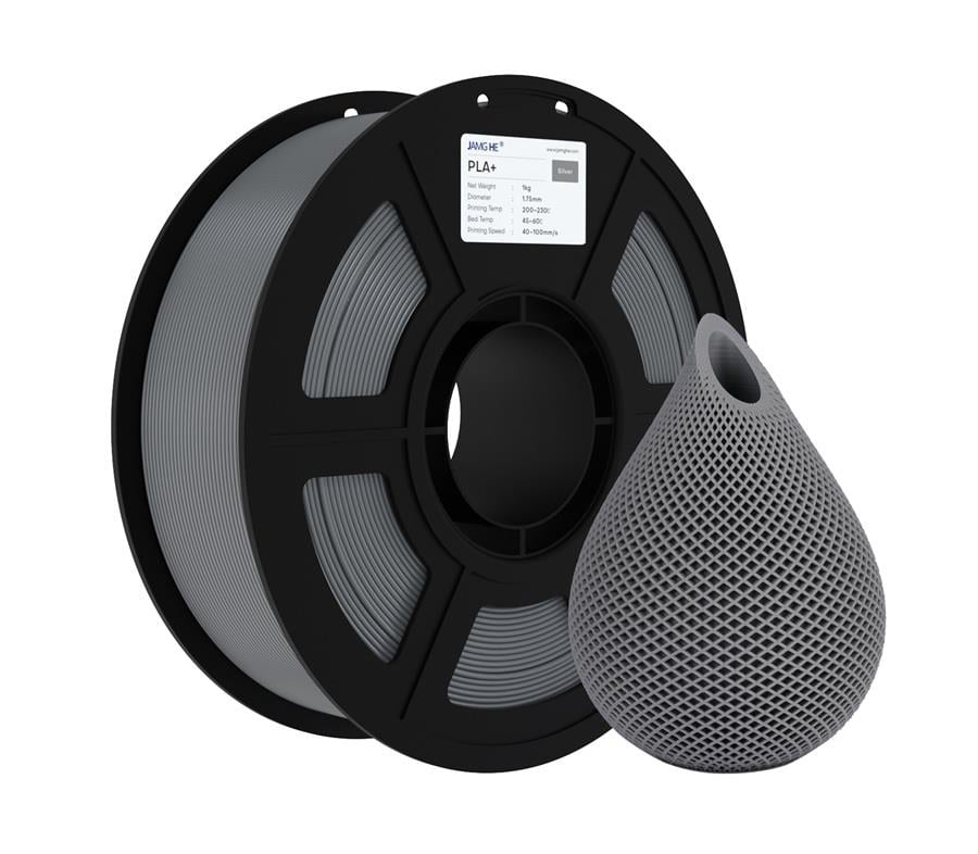 JAMG HE PLA+ Plus Filament Gümüş 1.75mm 1Kg