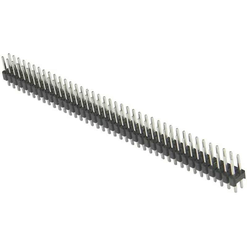 Erkek Header 2X40 Pin 12mm 180'