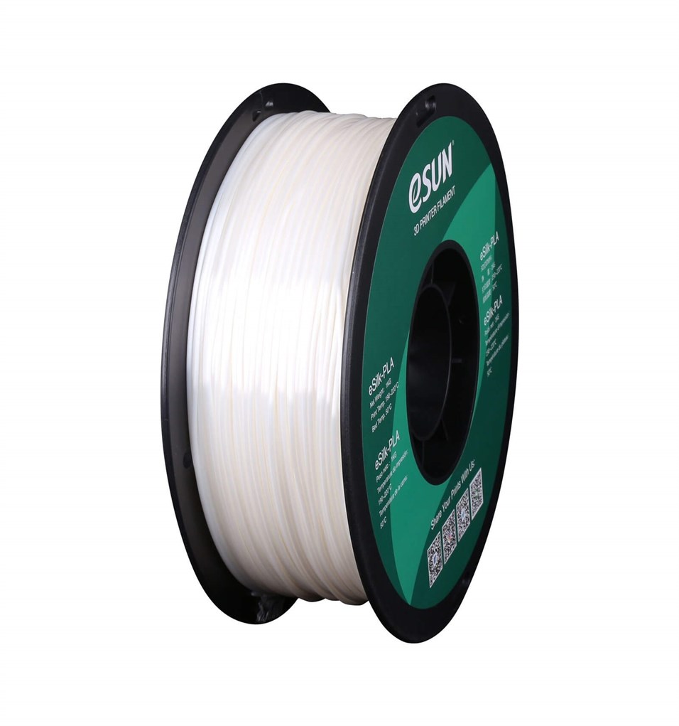eSilk PLA 1.75mm Filament White - Beyaz