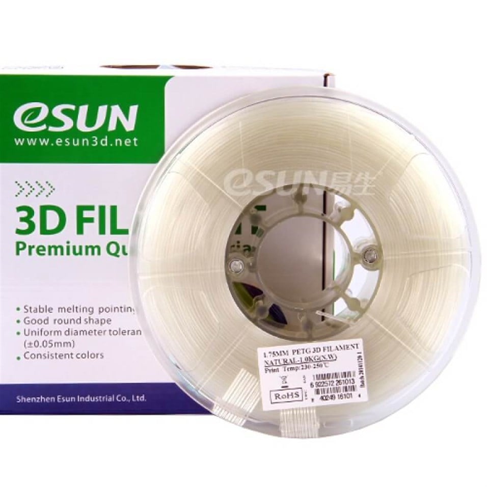 Esun PETG Natural Filament 1,75MM 1Kg