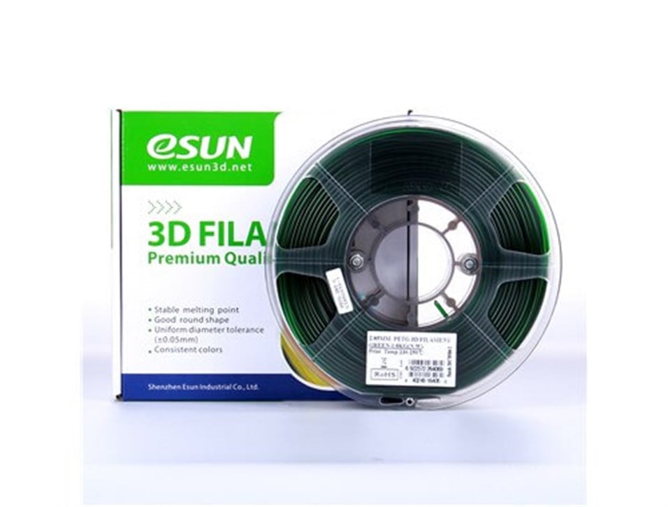 Esun PETG Yeşil Filament 1,75MM 1Kg