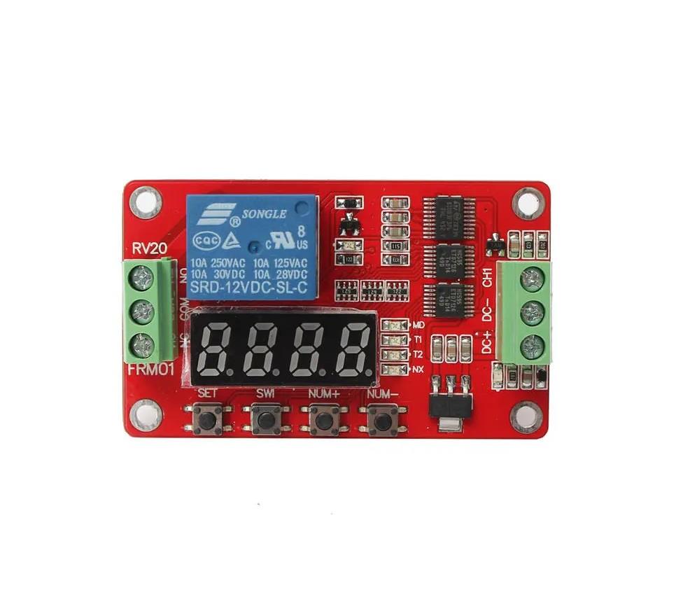 FRM01 12V Çok Fonksiyonlu Zaman Ayarlı Röle Modülü