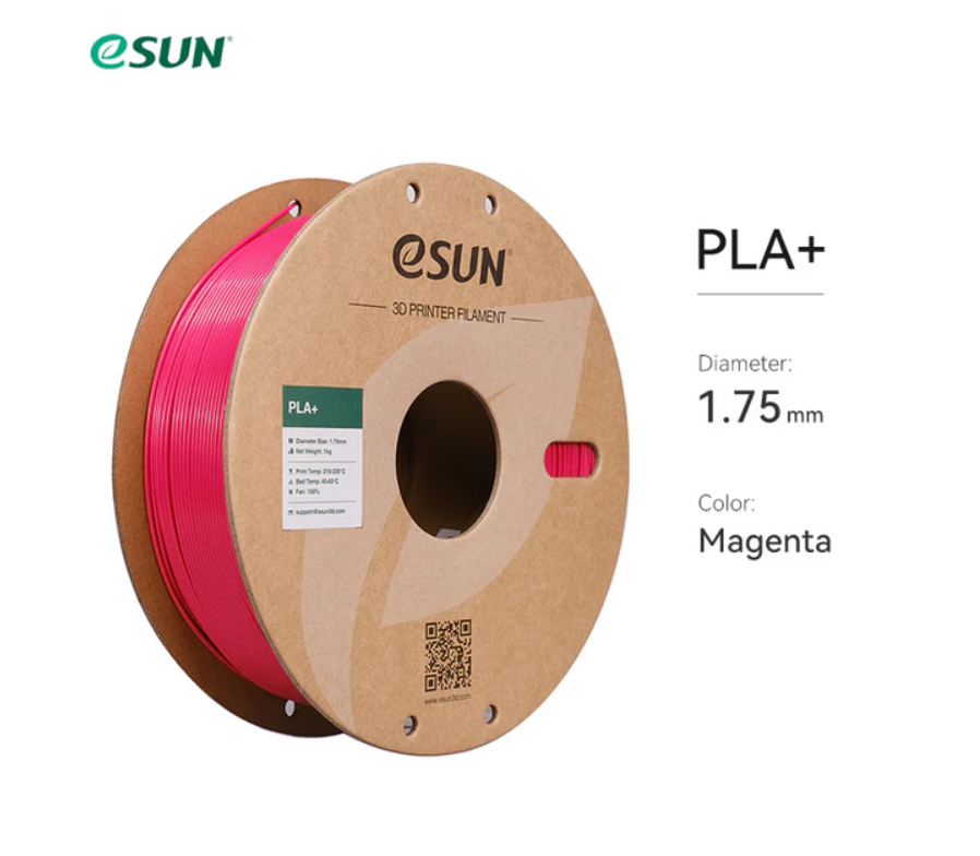 eSUN PLA+ Plus Magenta Filament 1.75mm 1Kg