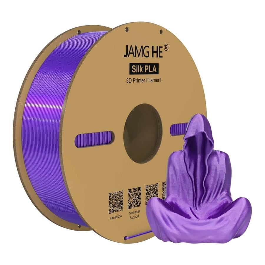 JAMG HE Silk PLA Mor Filament 1.75mm 1Kg