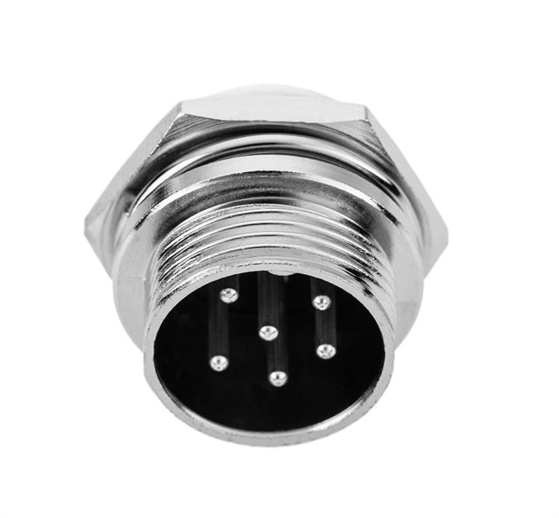 GX-16 6 Pin 16mm Mike Konnektör Erkek 
