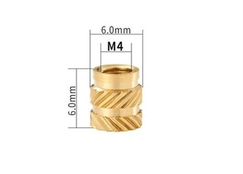 İnsert Çakma Somun M4-3-4-5mm Yükseklik