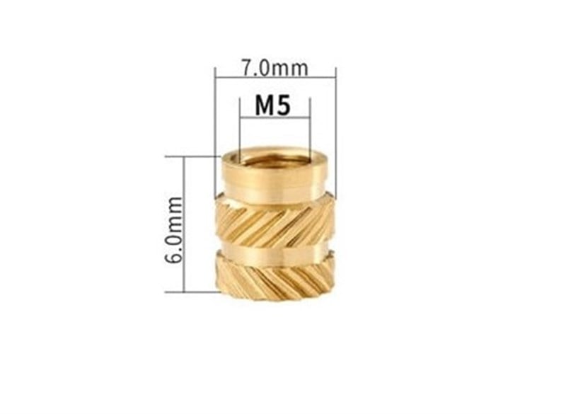 İnsert Çakma Somun M5-5-6-8mm Yükseklik