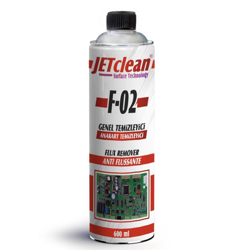 Jetclean F-02 600 Ml Flux Anakart Temizleme Sıvısı