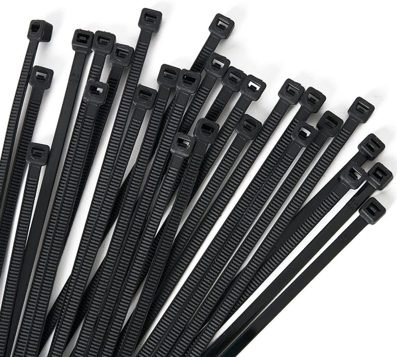 Kablo Bağı Plastik Kelepçe Siyah 2.5mm x 100mm 100 Adet