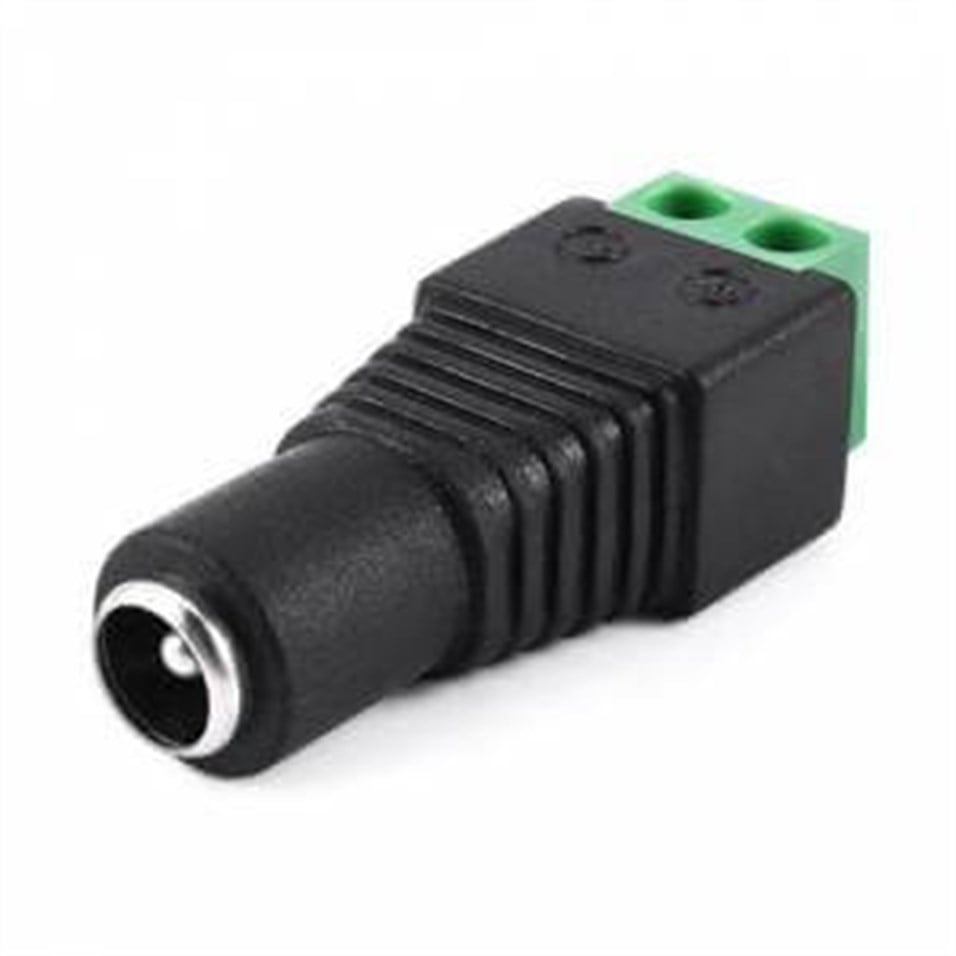 Klemens Girişli DC Barrel Jack Dişi DC Barrel to Wire Jack Famele