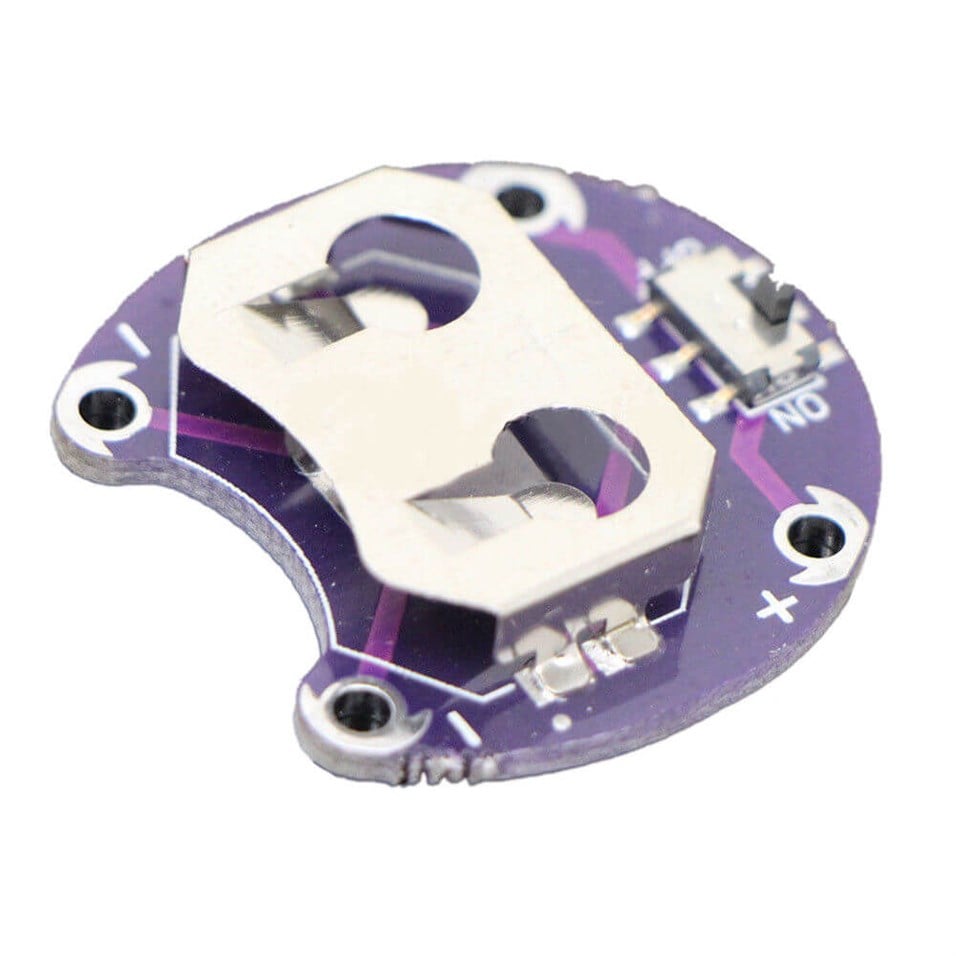LilyPad CR2032 Batarya Yuvası  LilyPad Coin Pcb
