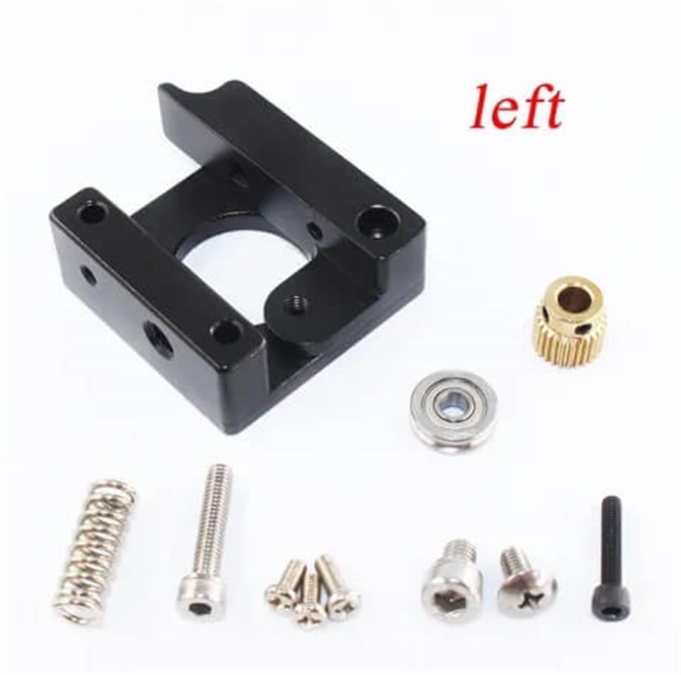 MK8 Extruder Alüminyum Blok Siyah