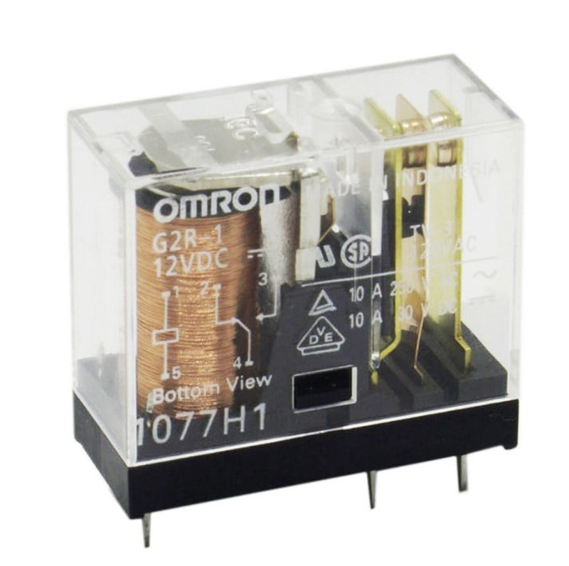 Omron G2R-1 12VDC Röle 10A Tek Kontak 5 pin