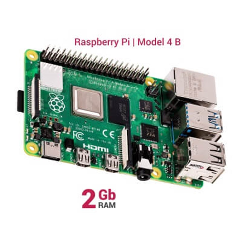 Raspberry Pi 4 2GB Model B | Uygun Fiyat ve Aynı Gün Kargo