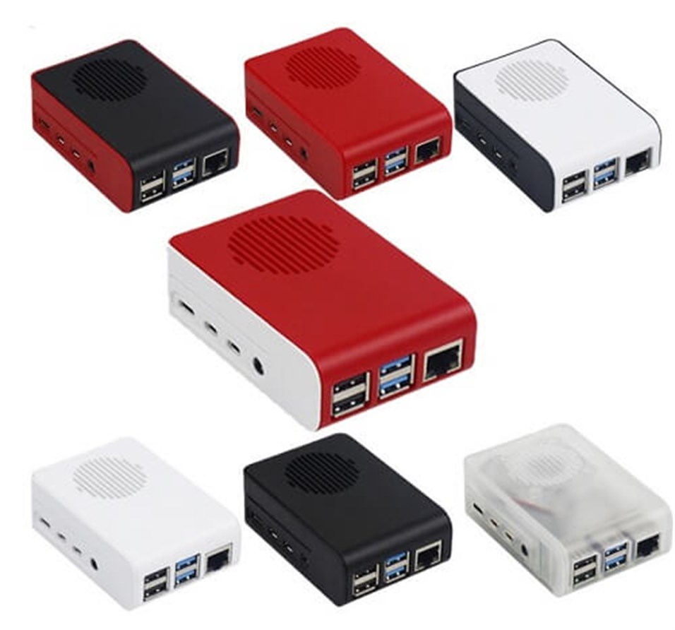 Raspberry Pi 4 Uyumlu Led'li Fanlı Koruma Kutusu 