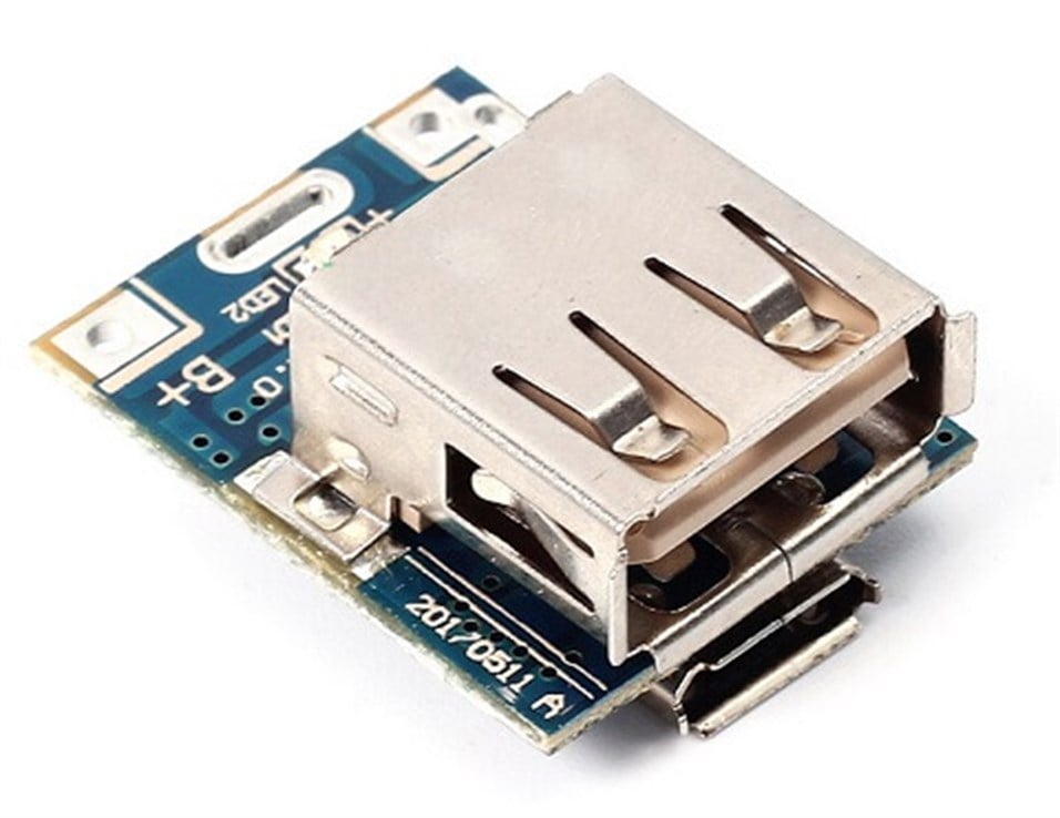 USB 5 V Power Bank 1A Yükseltici Güç Modülü 