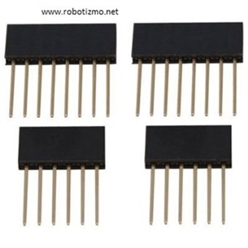 Uzun Bacaklı Dişi Pin Header Set Siyah