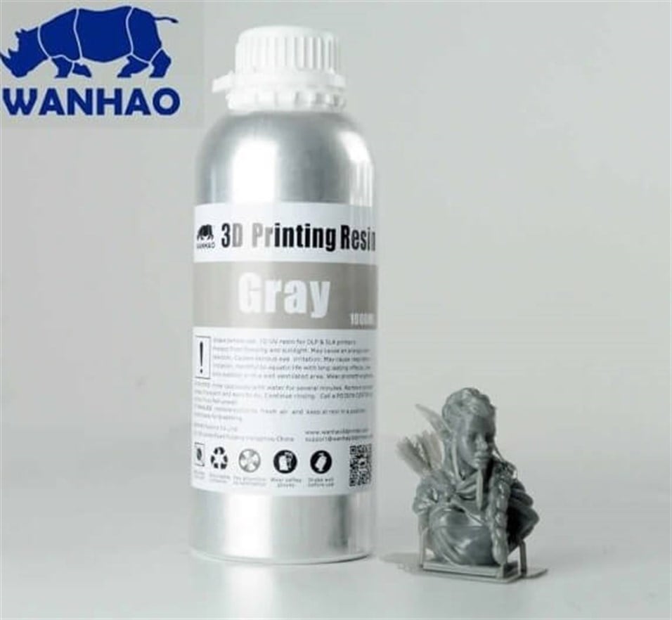 Wanhao Resin Gray Gri Uv Reçine 250ml