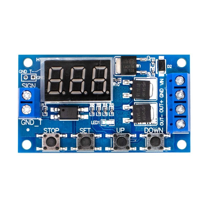 Zaman Ayarlı Anahtarlama Kartı Mosfetli 12v 24v