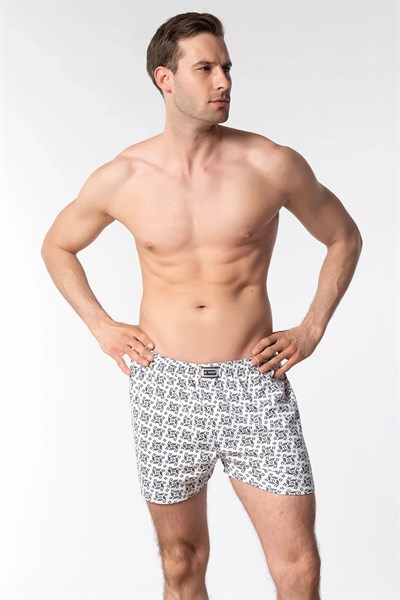 Seher Yıldızı  Erkek Boxer Pamuklu İç Çamaşırı SER0007