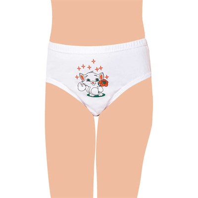 Seher Yıldızı  Kız Çocuk Düz Külot – Pamuklu Rahat Günlük İç Giyim SKC0051