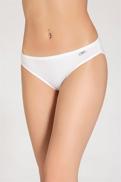 Tutku Kadın Elastan Düz Bikini Külot  TKD0715