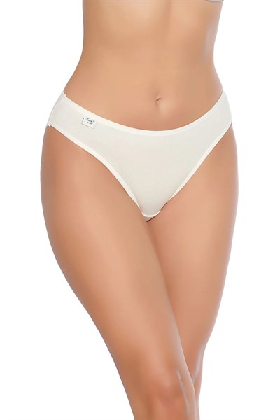 Tutku Kadın Elastan Düz Bikini Külot  TKD0715