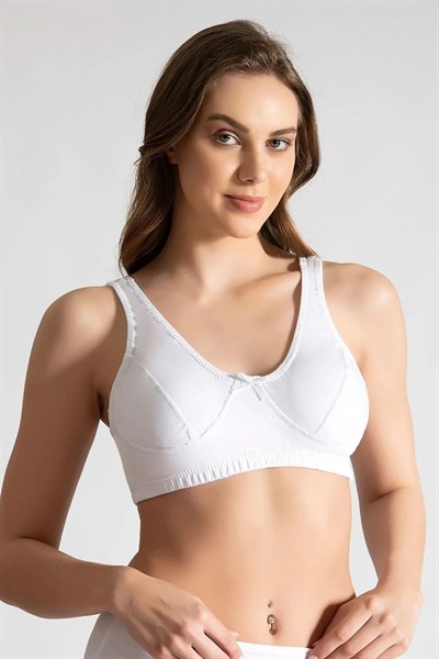 Tutku Kadın Yarım Atlet Toparlayıcı Pamuklu Sütyen Atlet  TKD0152