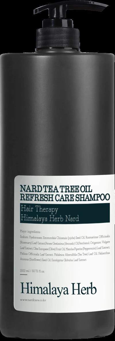 Nard Tea Tree Oil Refresh Care Shampoo - Çay Ağacı Yağı İçeren Ferahlatıcı Bakım Şampuanı 1.5L