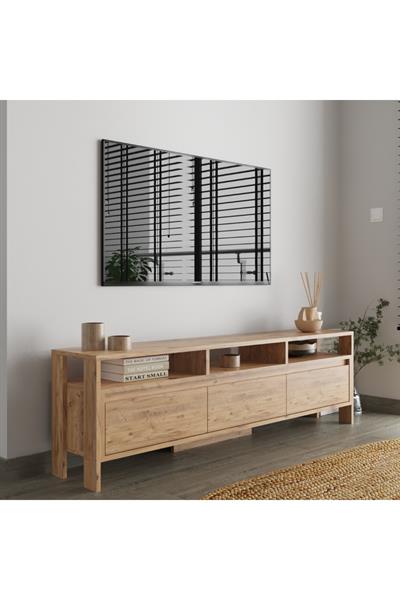 Atlas 3 Kapaklı Tv Ünitesi 160 cm - Atlantik Çam