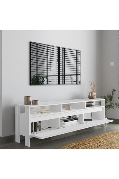 Atlas 3 Kapaklı Tv Ünitesi 160 cm - Beyaz