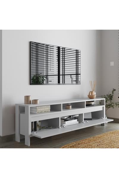 Atlas 3 Kapaklı Tv Ünitesi 160 cm - Sis Gri