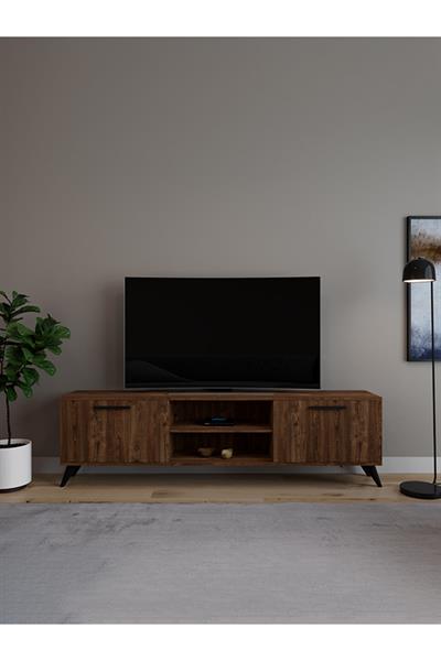 Monaco Düşer Kapaklı Tv Ünitesi 2 Kapaklı 180 cm - Atlantik Çam