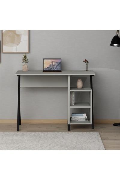 Rio Metal Ayaklı Çalışma Masası - Sis Gri