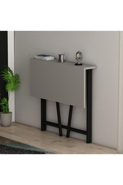 Sonata Katlanır Pratik Çalışma Masası Bilgisayar Masası Çizim  Masası - Sis Gri