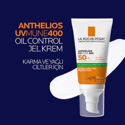 Anthelios Uvmune 400 Oil Control Spf50+ Güneş Kremi 50 ml- Karma ve Yağlı Ciltler İçin