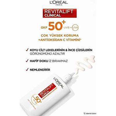 2li Revitalift Clinical 50+ Spf Güneş Koruyucu Yüz Kremi Seti