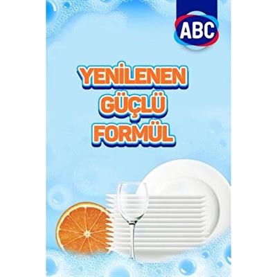 ABC Bulaşık Deterjanı 4 kg Portakal Aromalı Güçlü Formül ile Elde Yıkama İçin