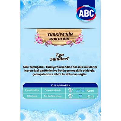 ABC Çamaşır Yumuşatıcısı Ege Sahilleri 5 Litre