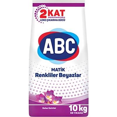 Abc Matik Toz Çamaşır Deterjanı 10 kg Bahar Esintisi/renkliler Beyazlar