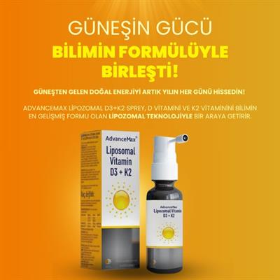 Advancemax Lipozomal D3K2 Sprey