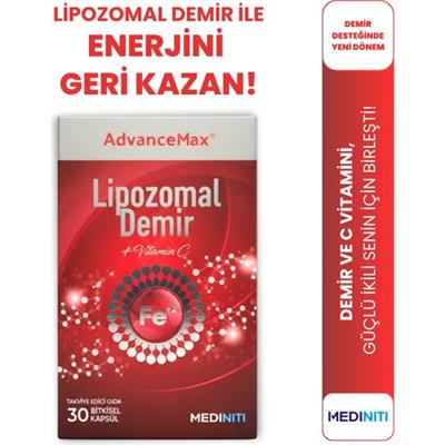 Advancemax Lipozomal Demir 30 Kapsül